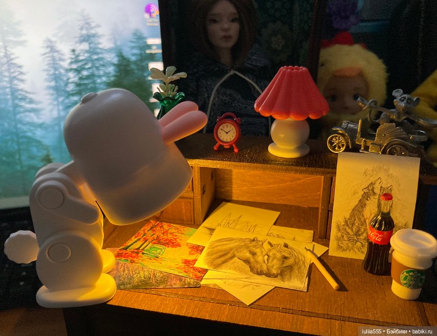 Аксессуары для кукол - мягкая кроватка-спальник (фото 8)