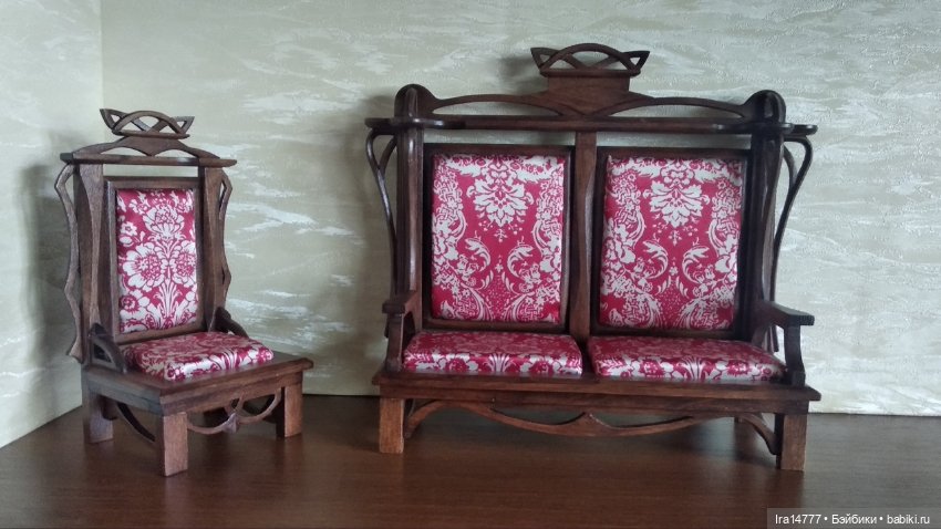 Гарнитур из чистого дерева (фото 7)