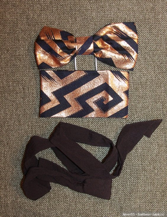 Лиловое шелковое кимоно для кукол SD13-70+ (фото 6)