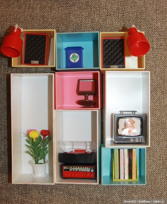 Винтажная модульная стенка для Ликки 2 поколения компании Такара (фото 2)