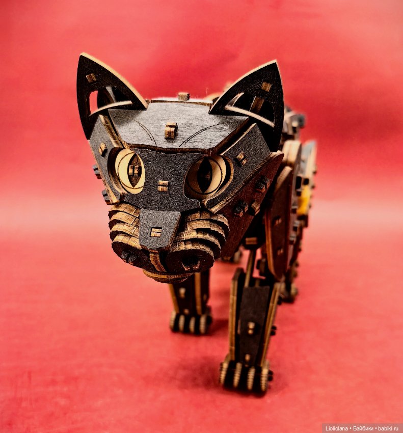 Чёрный Кот деревянный — Игрушки для детей