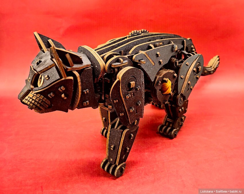 Чёрный Кот деревянный — Игрушки для детей (фото 2)