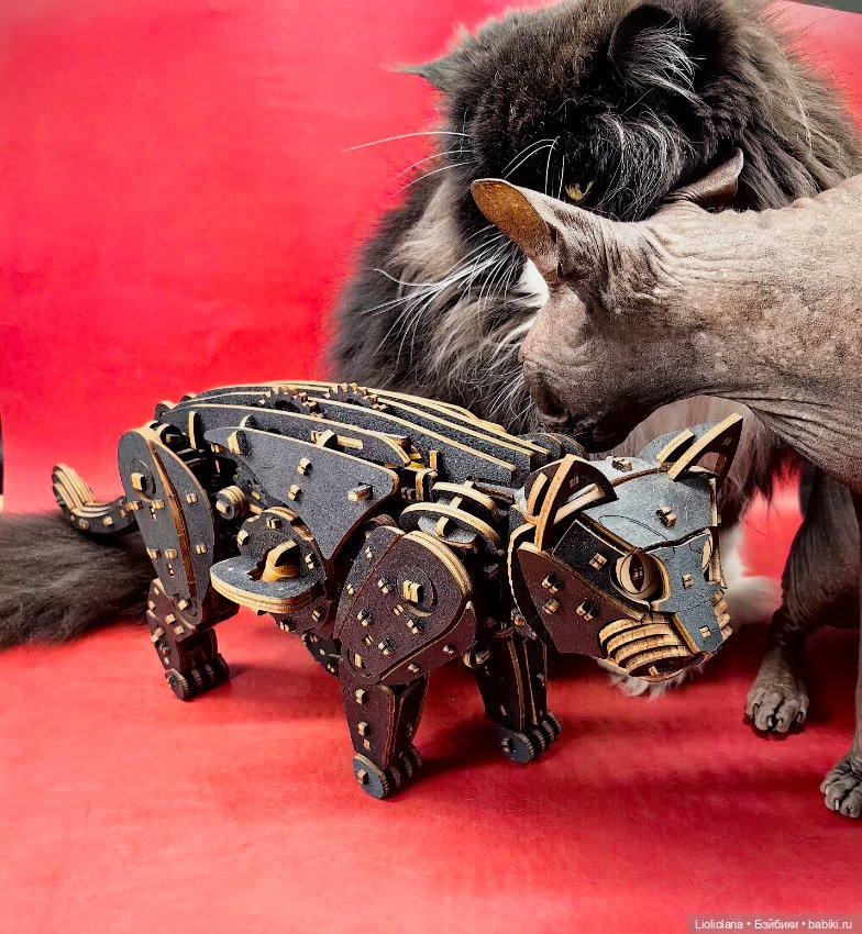 Чёрный Кот деревянный — Игрушки для детей (фото 10)