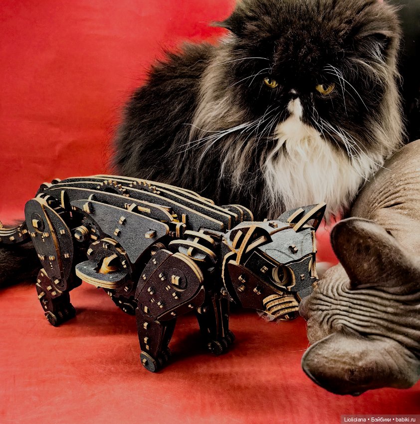 Чёрный Кот деревянный — Игрушки для детей (фото 6)