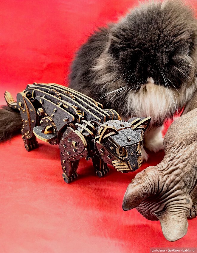 Чёрный Кот деревянный — Игрушки для детей (фото 9)