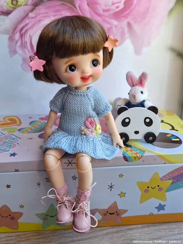 Улыбчивая Стодоллочка на теле M. Цена за нюд без парика (фото 3)