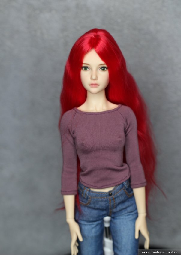 Парик из Ангорской козы для Natalia Loseva Dolls (фото 5)