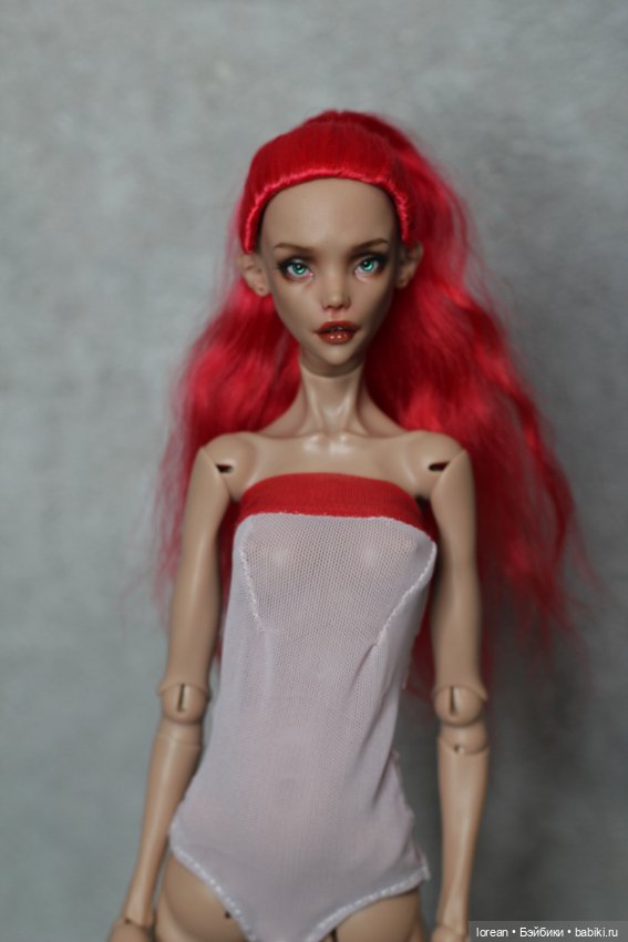 Парик хвост из ангорской козы для chimera doll