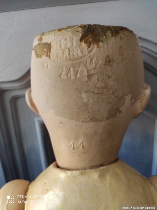 Антикварная кукла SFBJ Unis 247, ходячая, 72-73 см (фото 6)