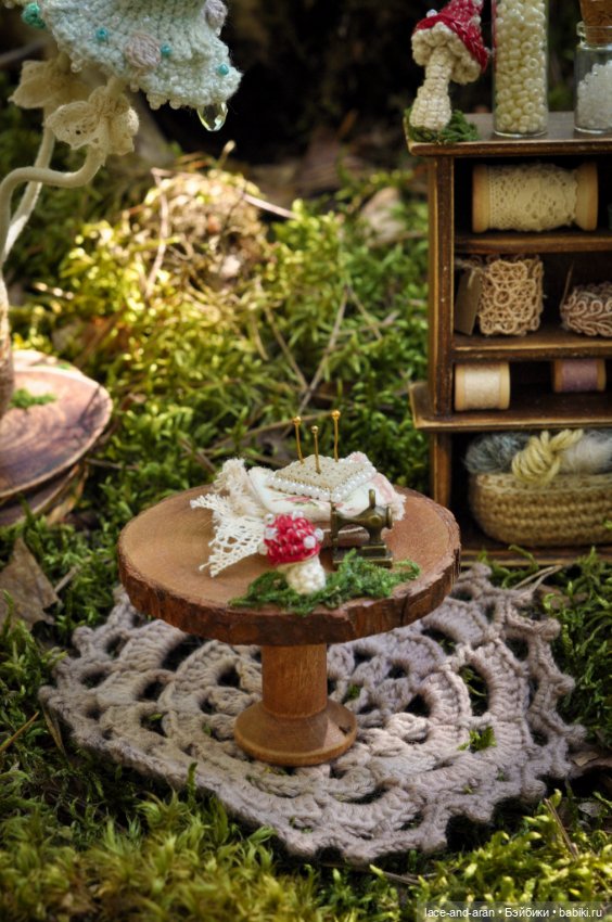 Мебель 1:12. Мебель для кукольной швейной мастерской (фото 4)