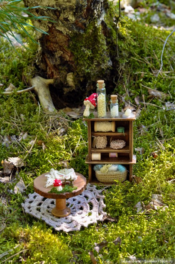 Мебель 1:12. Мебель для кукольной швейной мастерской (фото 2)