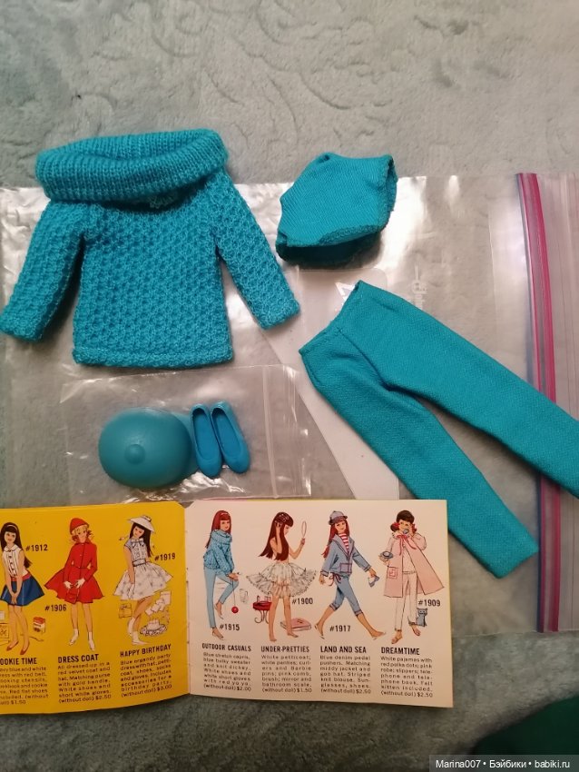 Винтажный аутфит Скиппер 1963г. в отличном состоянии (фото 2)