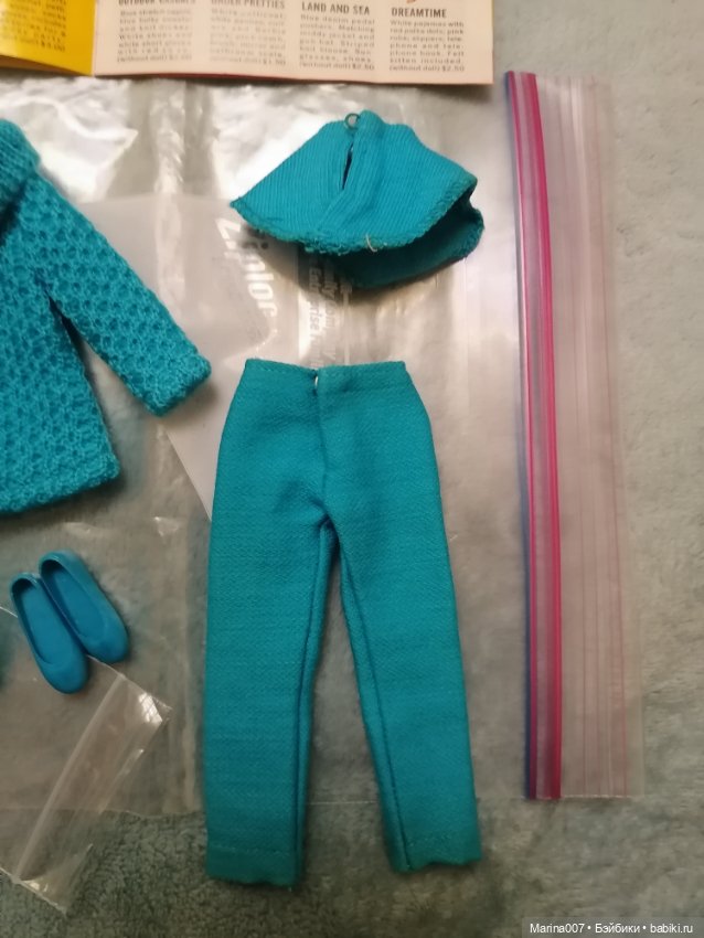 Винтажный аутфит Скиппер 1963г. в отличном состоянии (фото 4)