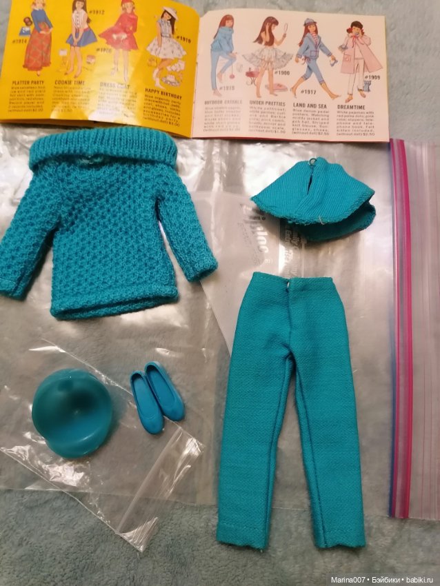 Винтажный аутфит Скиппер 1963г. в отличном состоянии (фото 7)