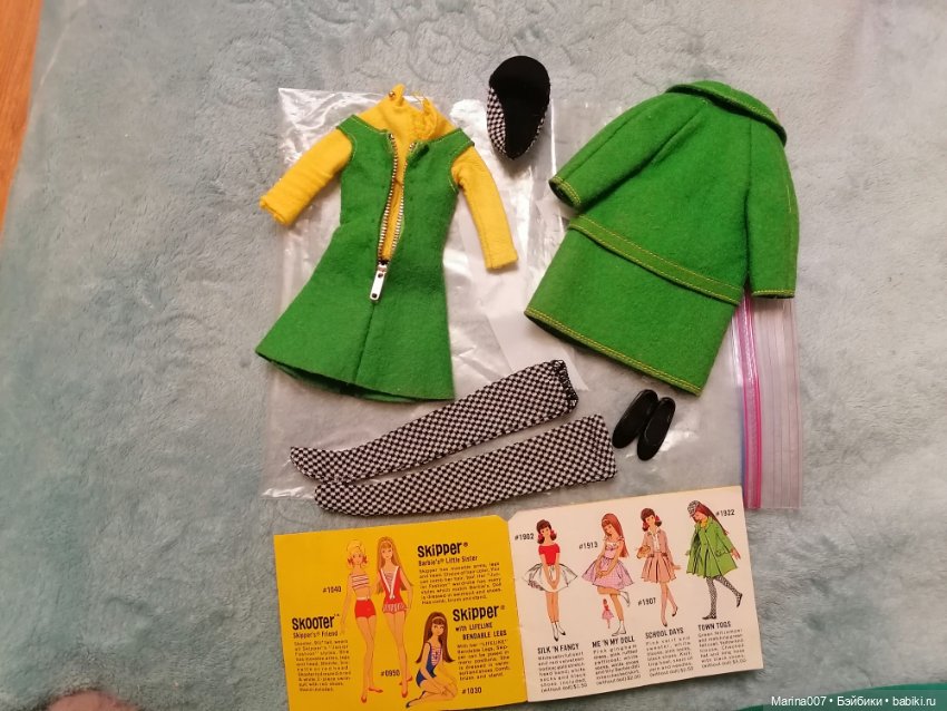Винтажный аутфит Скиппер 1963г. в отличном состоянии (фото 8)