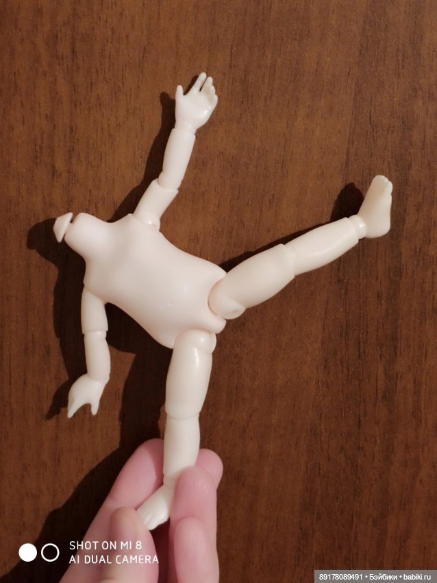 Тело с наклоном головки для Баболек 16 см (фото 5)