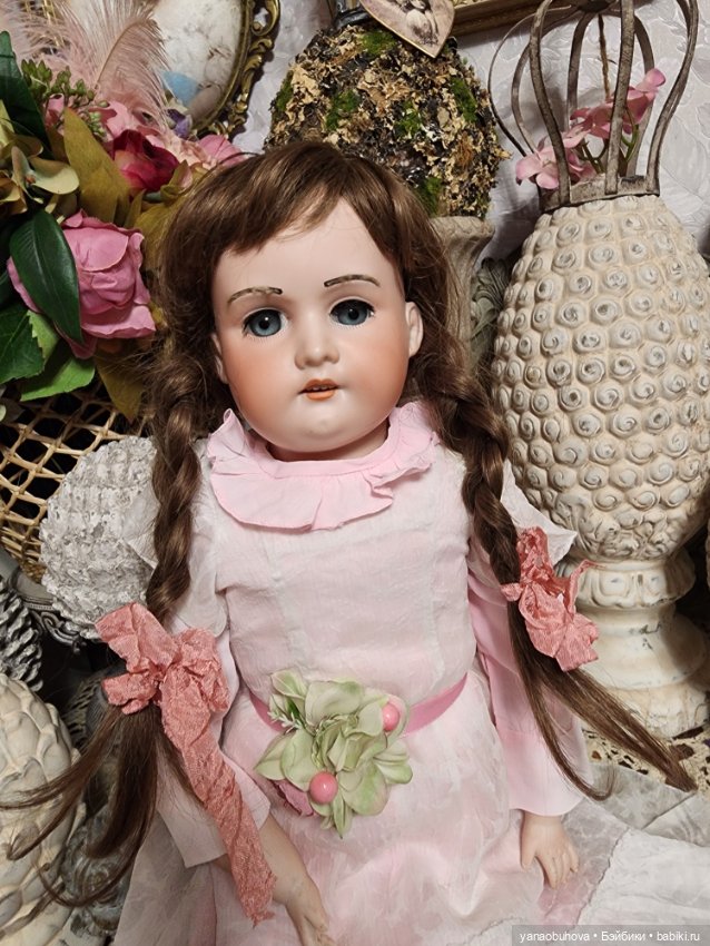 Антикварная кукла Арманд Марсель 370, рост 60 см