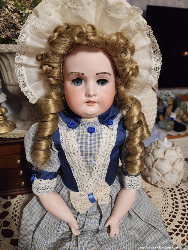 Антикварная кукла Арманд Марсель 370, рост 60 см