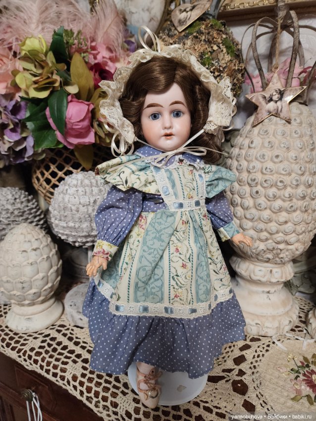 Антикварная кукла молд 1902, 38 см (фото 3)
