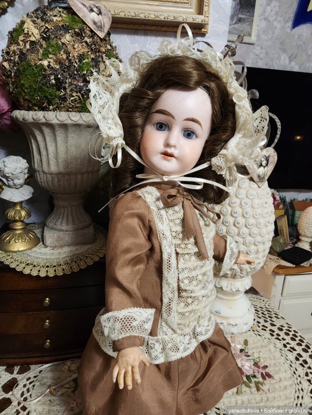 Антикварная кукла молд 1902, 38 см