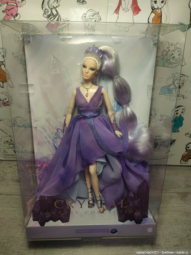 Барби коллекция Кристальная Фантазия лавандовый. 2021 год