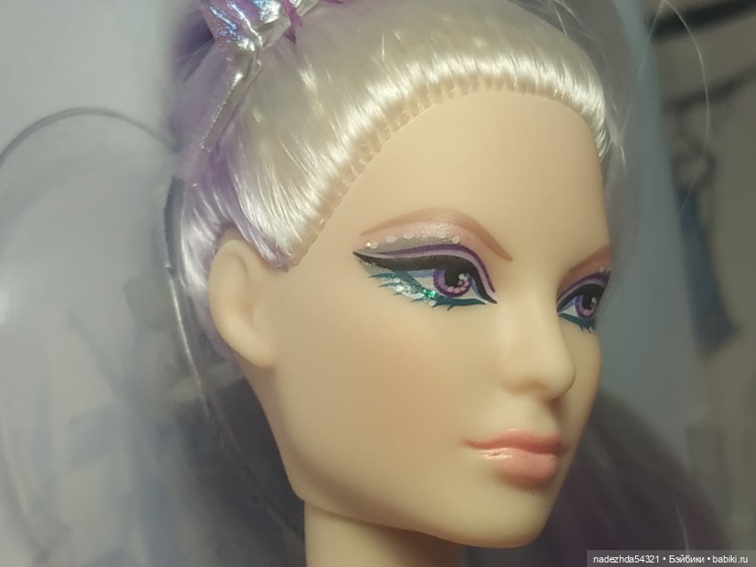 Барби коллекция Кристальная Фантазия лавандовый. 2021 год (фото 5)