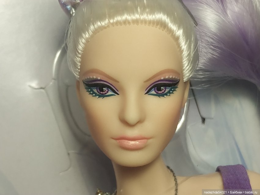Барби коллекция Кристальная Фантазия лавандовый. 2021 год (фото 4)