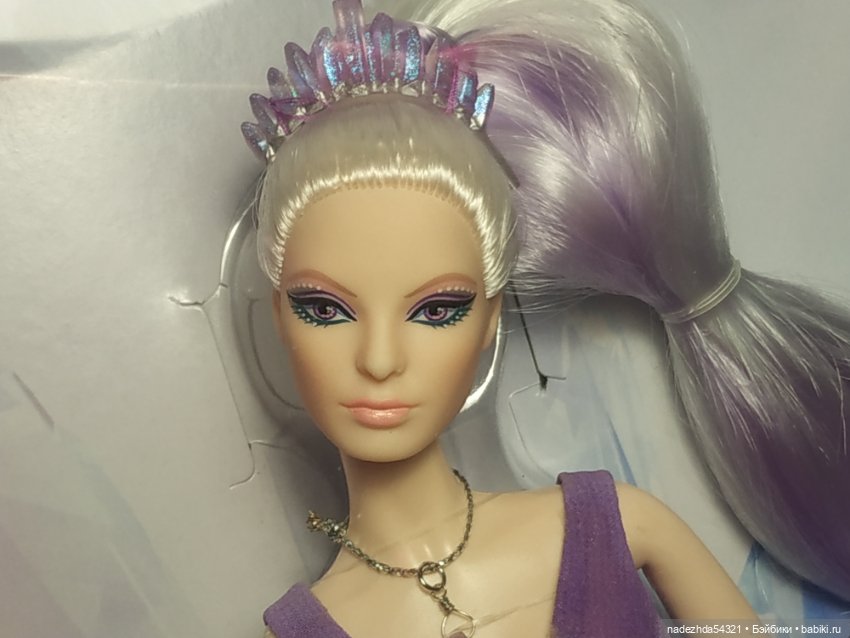 Барби коллекция Кристальная Фантазия лавандовый. 2021 год (фото 3)