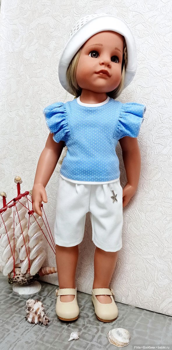 Комплект с панамой для кукол Готц