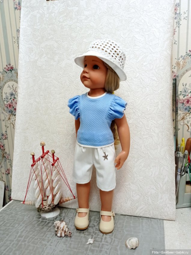 Комплект с панамой для кукол Готц (фото 4)