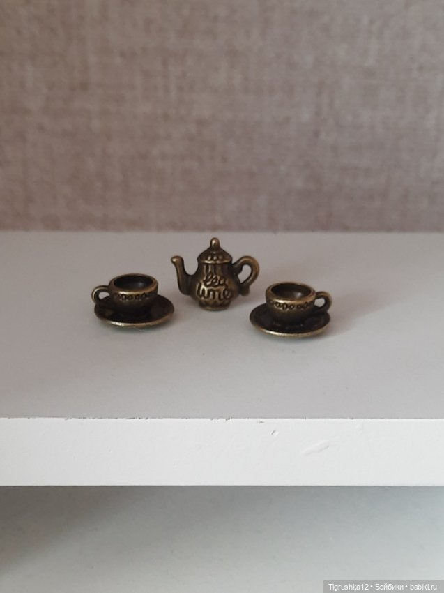 Чайный набор # 2 — Миниатюра для кукол (фото 3)