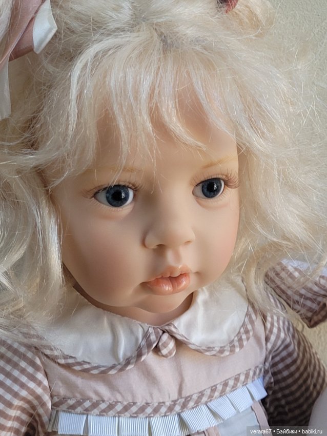 Белокурая малышка Ulla со своим большим другом зайцем от Hildegard Gunzel (фото 9)