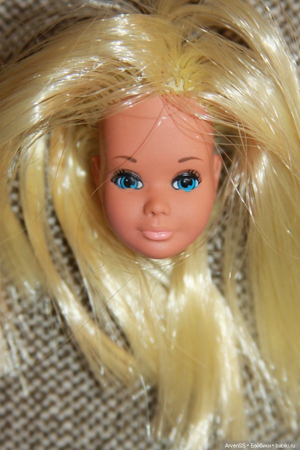 Голова винтажной 1971 Sun Set Malibu Skipper (фото 4)