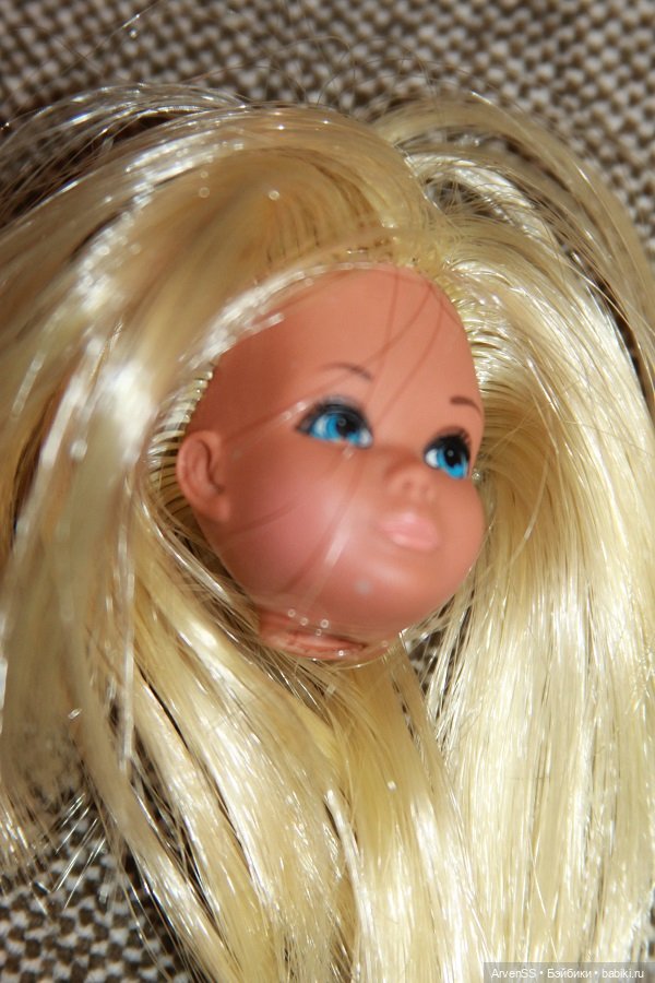 Голова винтажной 1971 Sun Set Malibu Skipper (фото 6)