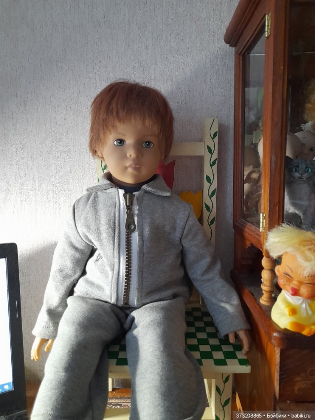 Зеленоглазый мальчуган — Коллекционные куклы