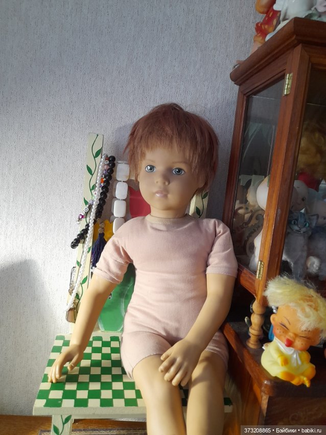 Зеленоглазый мальчуган — Коллекционные куклы (фото 9)