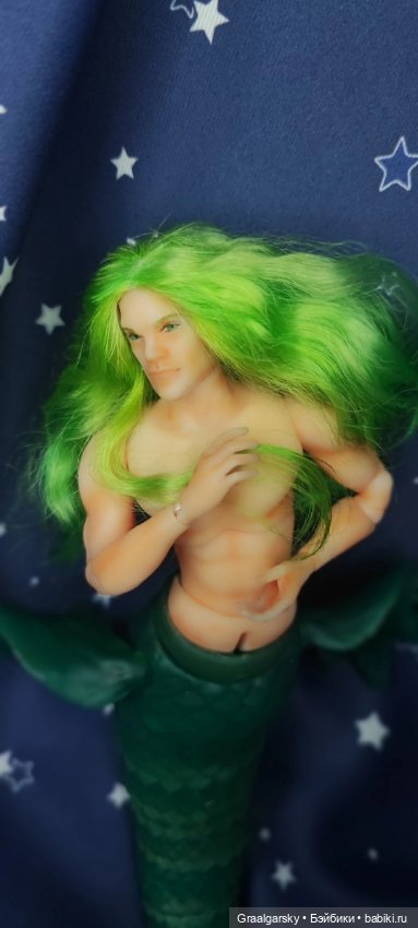 Мальчик Русал БЖД — Куклы BJD (фото 7)