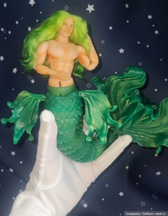 Мальчик Русал БЖД — Куклы BJD