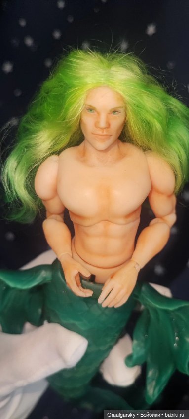 Мальчик Русал БЖД — Куклы BJD (фото 5)