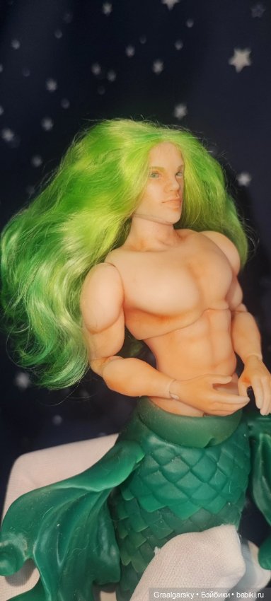 Мальчик Русал БЖД — Куклы BJD (фото 4)
