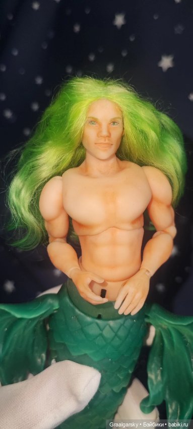 Мальчик Русал БЖД — Куклы BJD (фото 6)