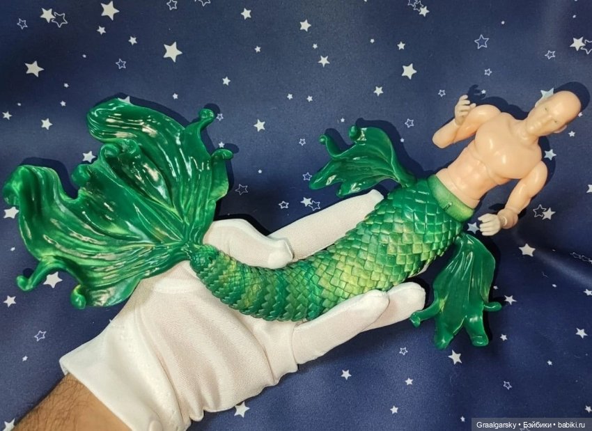 Мальчик Русал БЖД — Куклы BJD (фото 3)