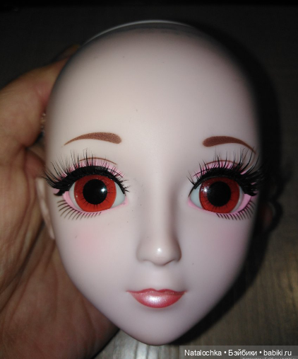 Голова 11-го молда от куклы "Звезда подиума"(Night Lolita) "Сказочная Жасмин", 60 см (фото 7)