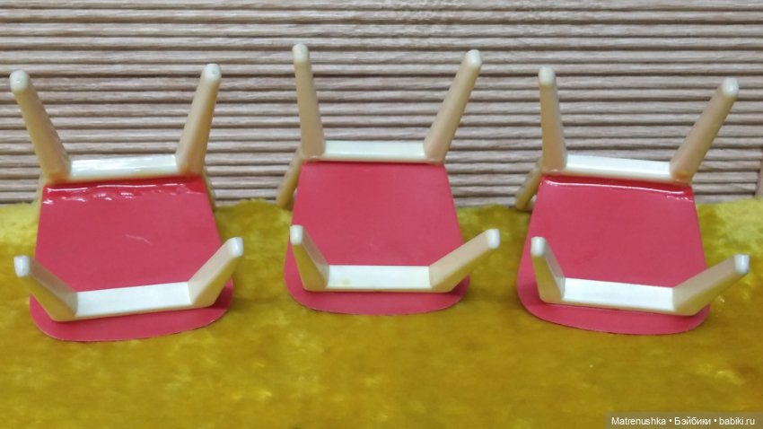 Набор мебели времён СССР (для пупсиков) №2 (фото 3)