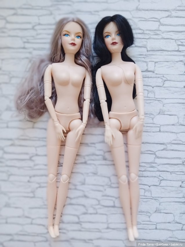 Кукла йога китайская ноунейм новая супер белая два разных цвета волос