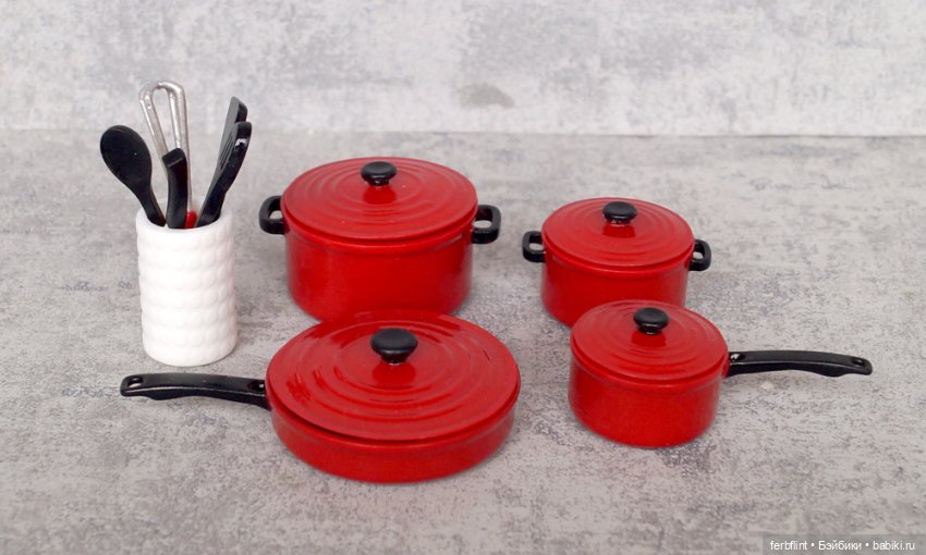 Набор для кухни №4 (масштаб 1:6)