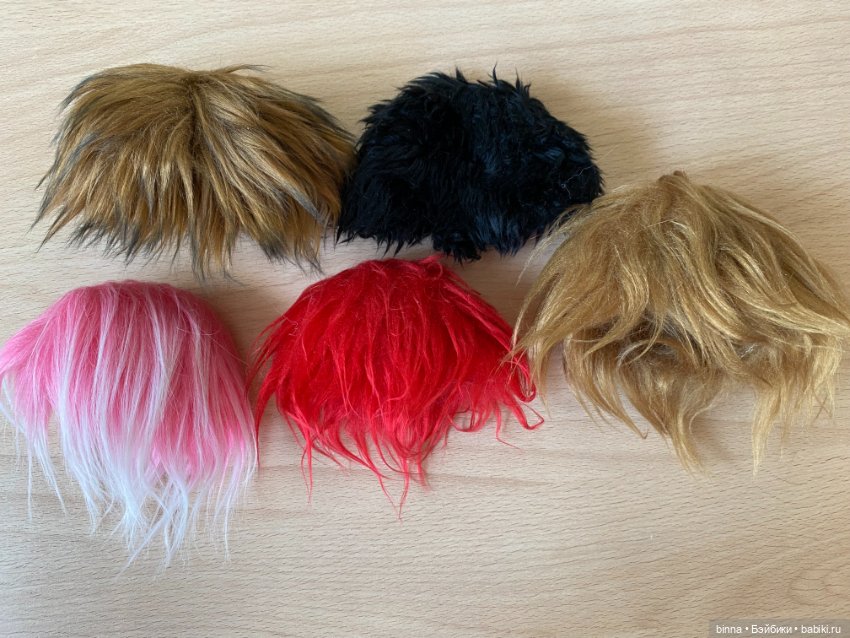 Парики для BJD 6-7-8-9 размер (фото 5)