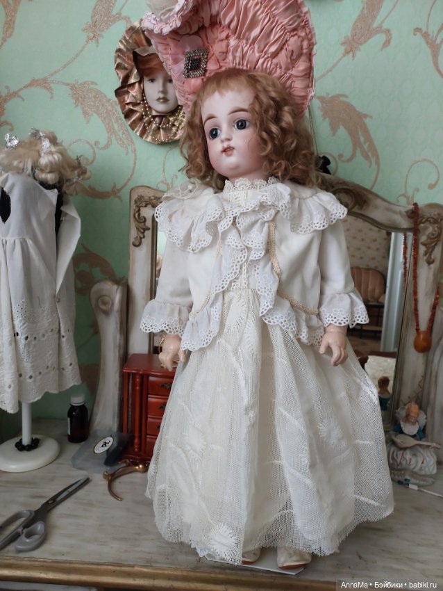 Комплект-двойка для антикварной куклы или реплики