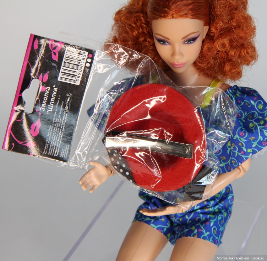 Заколки - шляпки — Украшения и очки для кукол (фото 3)