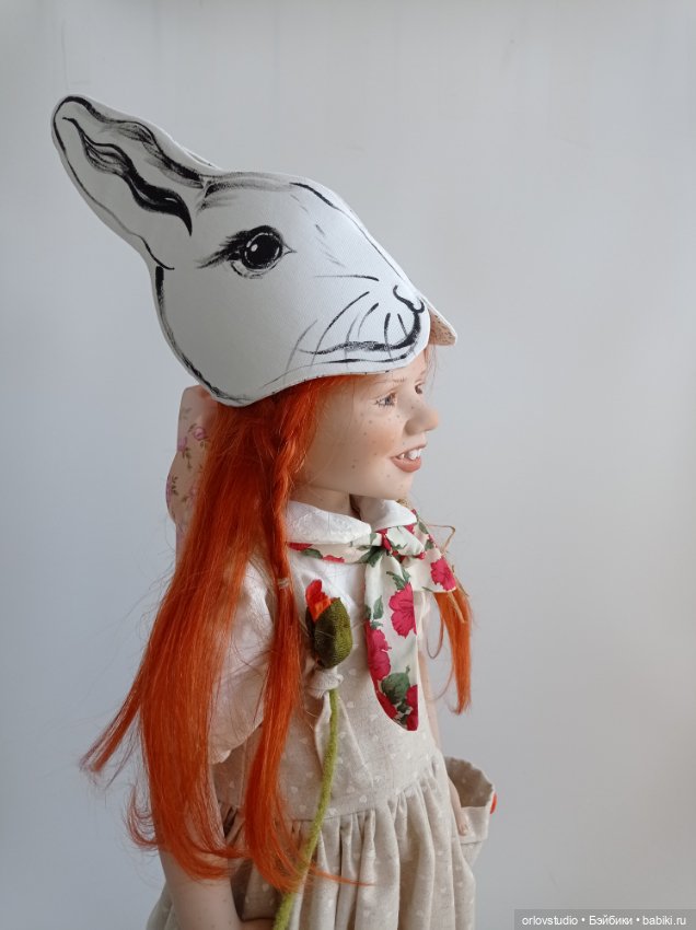 Маска-Зайка для кукол!!!💗🐰 (фото 6)